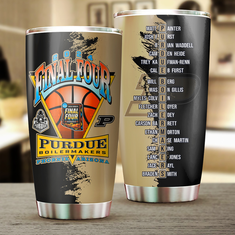 Purdue Boilermakers Men’s Basketball Tournament Champions Tumbler Cup